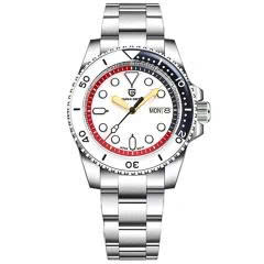 Đồng hồ nam cơ tự động PAGANI DESIGN PD-1726, bộ máy NH35A, mặt kính Sapphire, 40mm, dây đeo bằng thép không gỉ